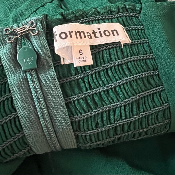 🍭🍭Sale🍭🍭 Reformation Emersyn Dress in Emerald - Picture 11 of 16